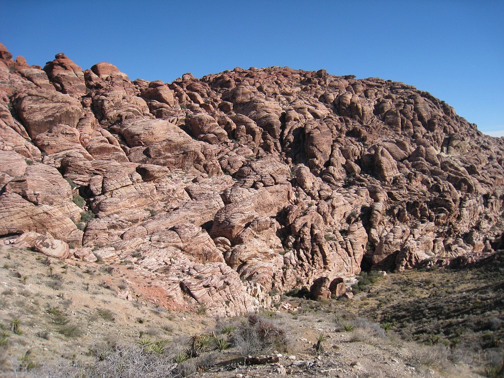 Las Vegas 2010 - Red Rock 0391.JPG - The 2010 Las Vegas Fire - Ice and Sweat Tour. Half Marathon, Red Rock Canyon, Casinos, Valley of Fire.... and buffets!